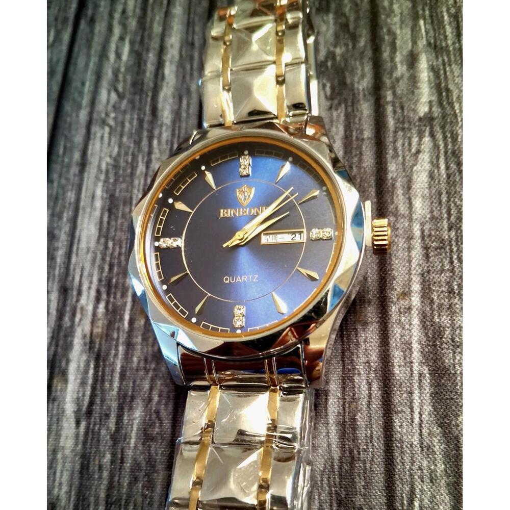 Vintage Gentlemans Singapore Dress Watch Diamond Burst Dial‎